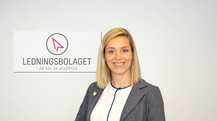 Acceptus utser Helena Pedersen som ny VD för Ledningsbolaget