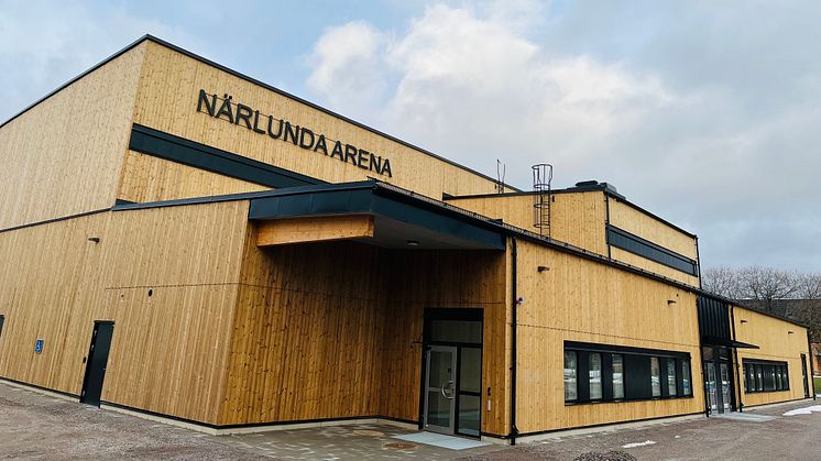 Nybyggda Närlunda Arena i Askersund invigs på söndag den 11 februari klockan 14.30.