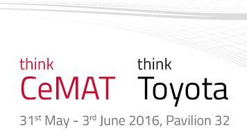 Toyota Material Handling på CeMAT 2016 - nytänkande inför framtiden 
