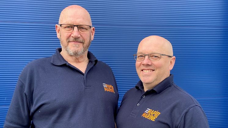 Rapid Marine Managing Director Mike Evers (left) and Sales Manager Neal Phillips (crop)