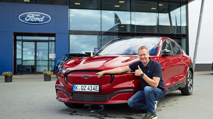 Åpner for bestilling: Vellykket testing av Mustang Mach-E i Norge