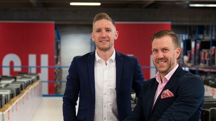 Christoffer Sandell, VD för Inrego Global och Mattias Aronsson, VD för Inrego Norden. 