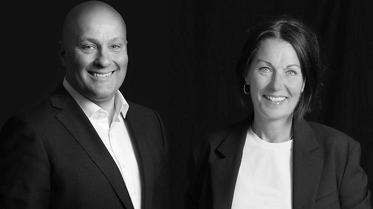 Bild: Rolf Edholm ny CFO och Suzanne Tingwall ny Business Development Manager