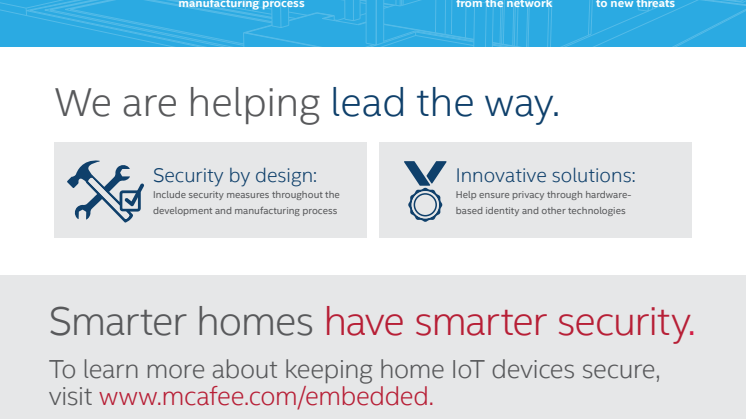 Infographic: A smart home needs a secure foundation