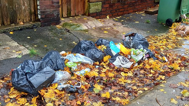 Littering at Ulundi Street, Radcliffe.