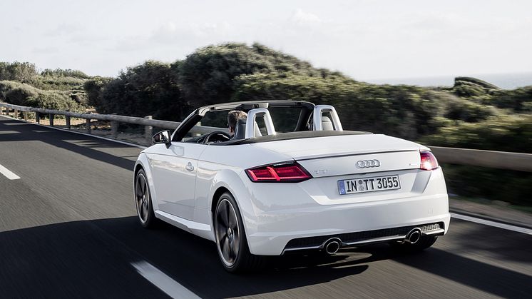 Audi TT Roadster glacier hvid