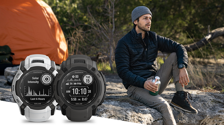 Uusi kestävä Garmin Instinct 2X Solar-mallisto