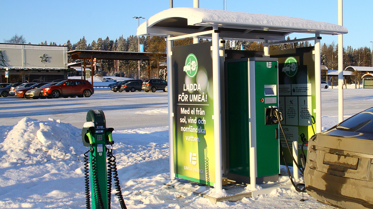 Bee Charging Solutions inleder samarbete med Umeå Energi kring elbilsladdning