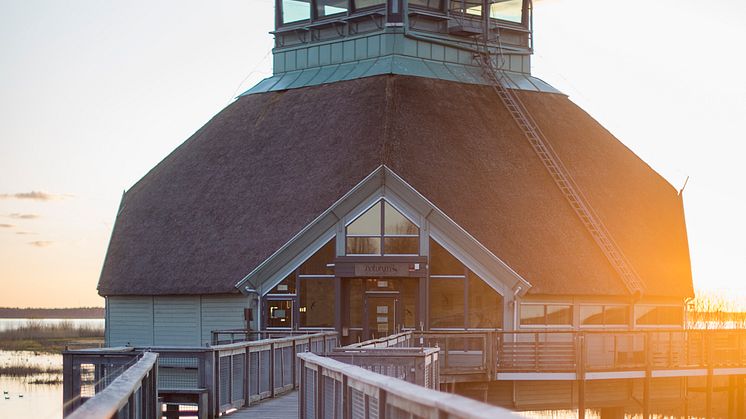 Naturum Hornborgasjön. Foto: Länsstyrelsen i Västra Götaland