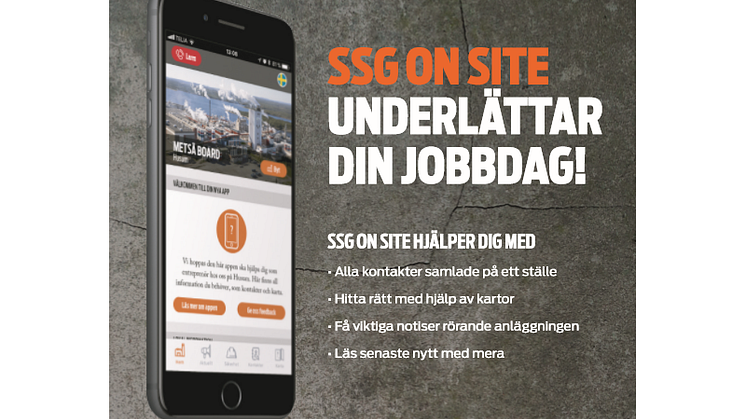 SSG testar just nu om Anläggningsinformation kan användas som en app.