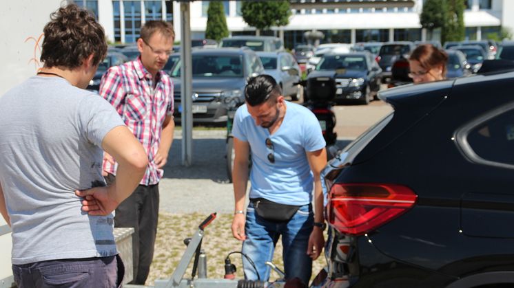 Praxisübungen während des B96-Trainings