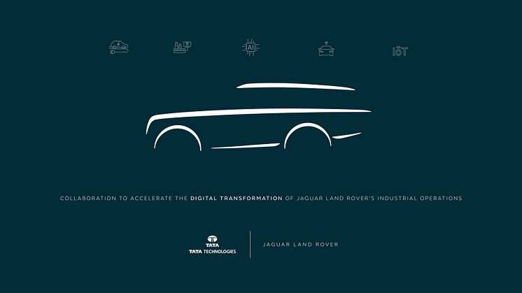 JAGUAR LAND ROVER SAMARBETAR MED TATA TECHNOLOGIES FÖR ATT  PÅSKYNDA FÖRETAGETS DIGITALA OMVANDLING