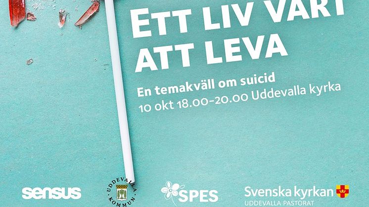 Temakväll och studiecirklar om suicid