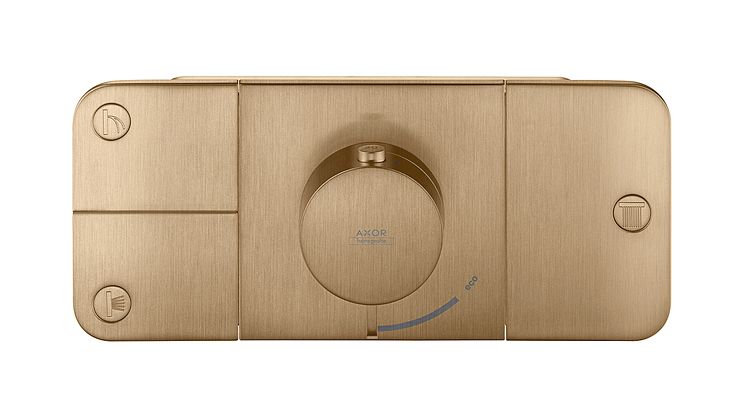 Axor One_Thermostat_Brushed_Bronze