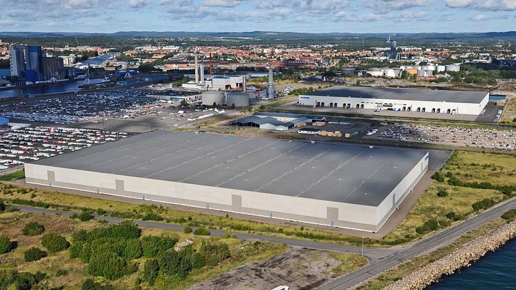 Biltema Logistics, Biltemas centrallager i Halmstad. 