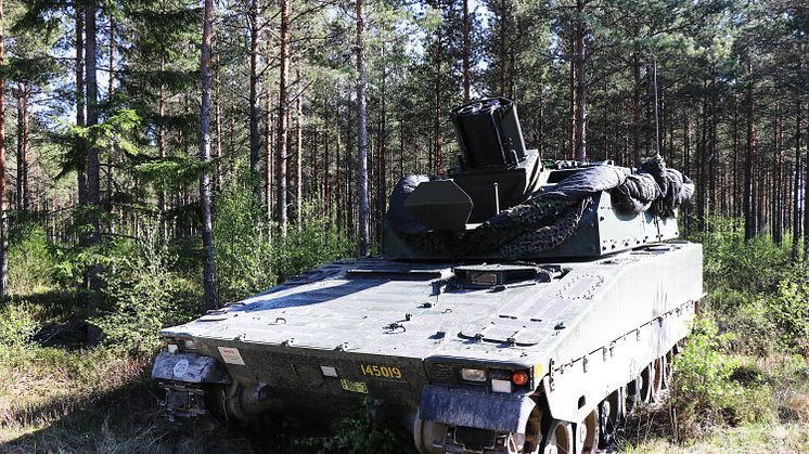 Granatkastarbandvagn 90 (Grkpbv90). Foto: Försvarsmakten