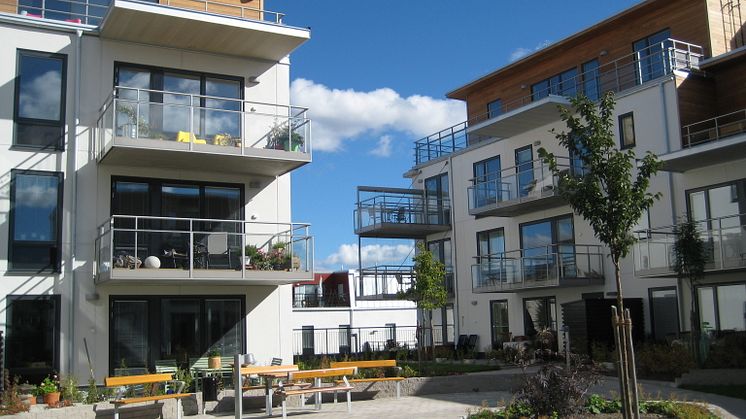 Eneby torg färdigbyggt - klart för invigning