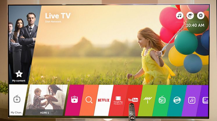 LG INTRODUSERER EN NY VERSJON AV DEN BEJUBLEDE SMART-TV-PLATTFORMEN WEBOS UNDER CES 2016