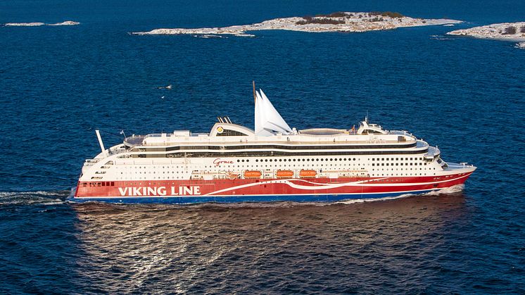 Viking Line sätter segel på Viking Grace