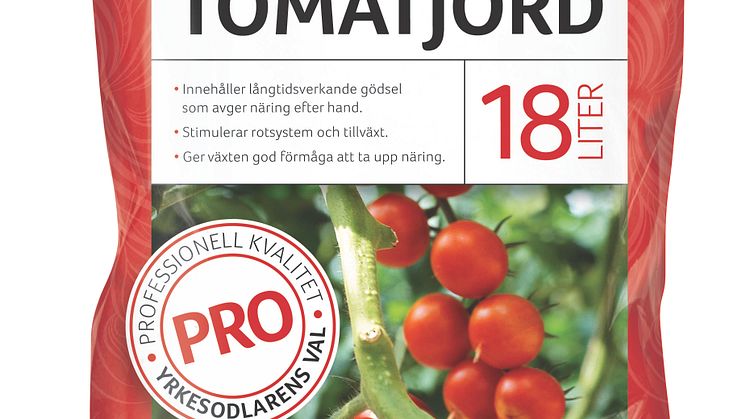 Tomatjord -  specialjord för grönsaksodlingen