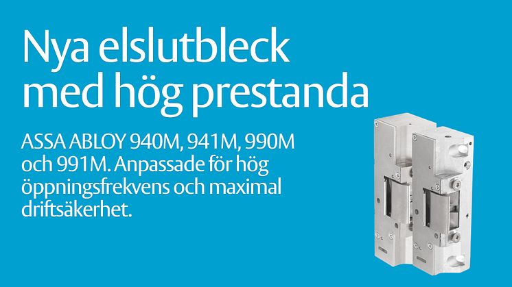 De nya elslutblecken från ASSA ABLOY lanseras samtidigt som en digital elslutblecksguide.