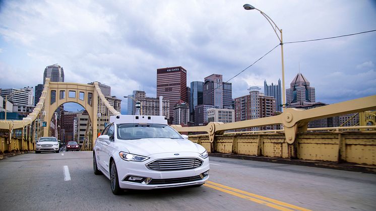 A Ford már valódi városi környezetben teszteli önvezető autóit