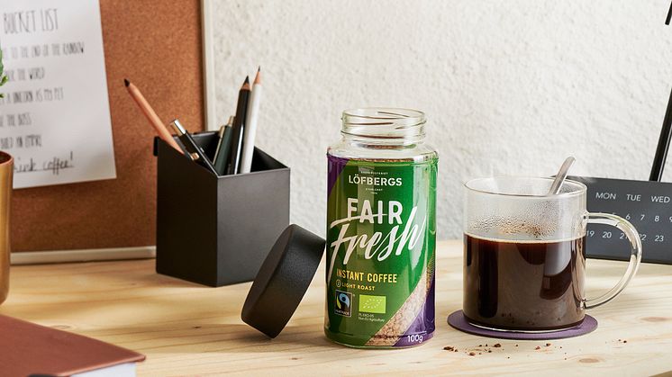 2023 genererade Löfbergs försäljning av Fairtrade-märkta kaffe 43,3 miljoner kronor i extra premier till småskaliga kaffeodlare och -kooperativ.
