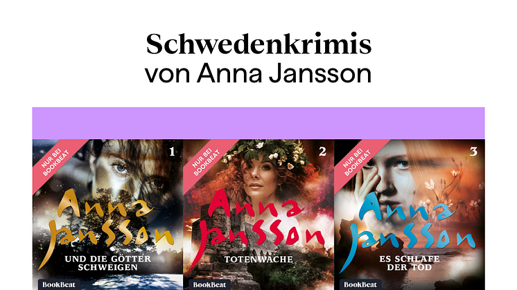 Die ersten drei Teile der Krimiserie um Kommissarin Maria Wern von Anna Jansson