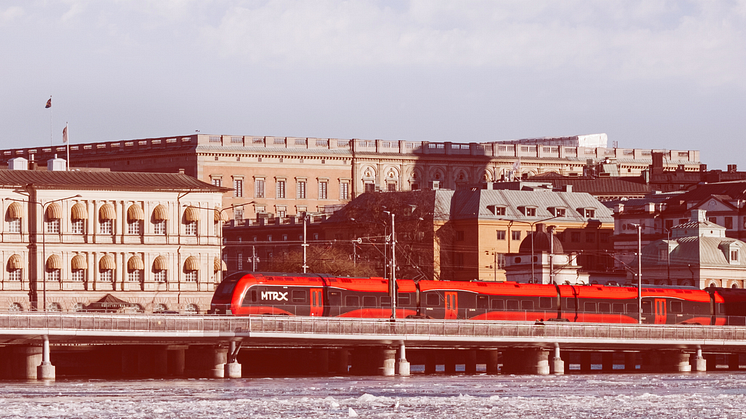 Tågbolaget MTRX släpper biljetter till julhelgen. Foto: Johan Dirfors.