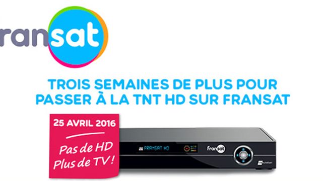 Trois semaines de plus pour passer à la TNT HD sur FRANSAT