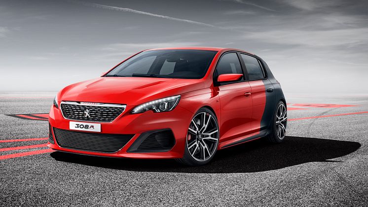 Peugeot på bilsalongen i Frankfurt 2013: Peugeot 308 R Concept - radikalt sportbilskoncept från Peugeot Sport