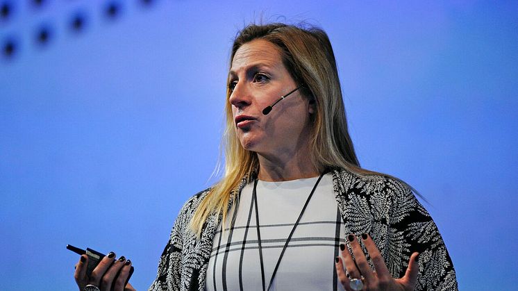 Isabelle Mateos y Lago, Managing Director and Chief Multi-Asset Strategist at BlackRock, addresses the Discovery Financial Planning Summit in Johannesburg on 29 May 2017.