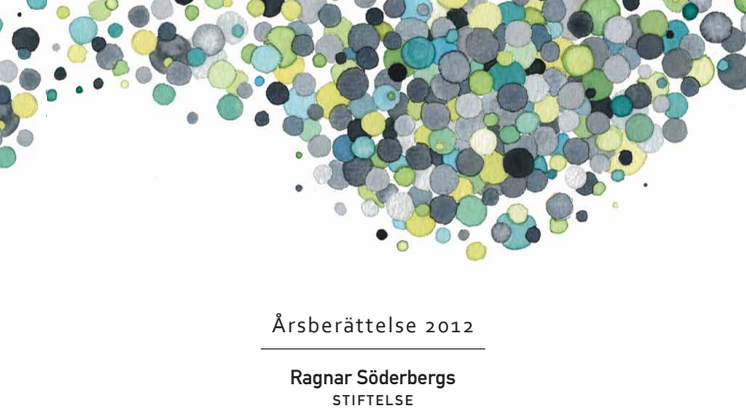 Verksamhetsåret 2012 – Ragnar Söderbergs stiftelse