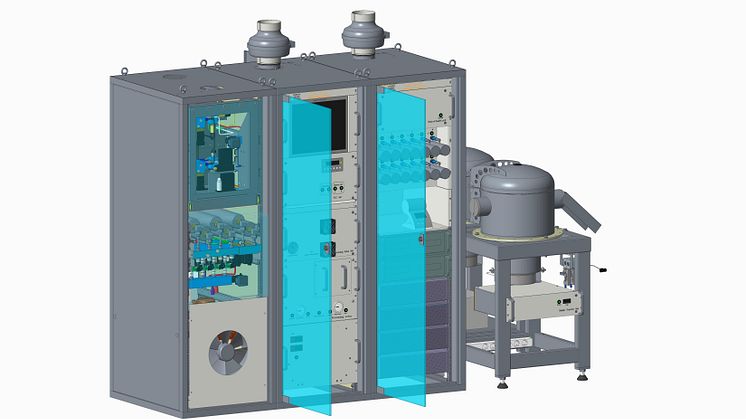 SAUNA III systemet tar in stora mängder luft och detekterar med hög precision mycket små mängder av gasen xenon som alltid bildas vid kärnvapenexplosioner. Systemet är ca 3*2*1 meter stort.