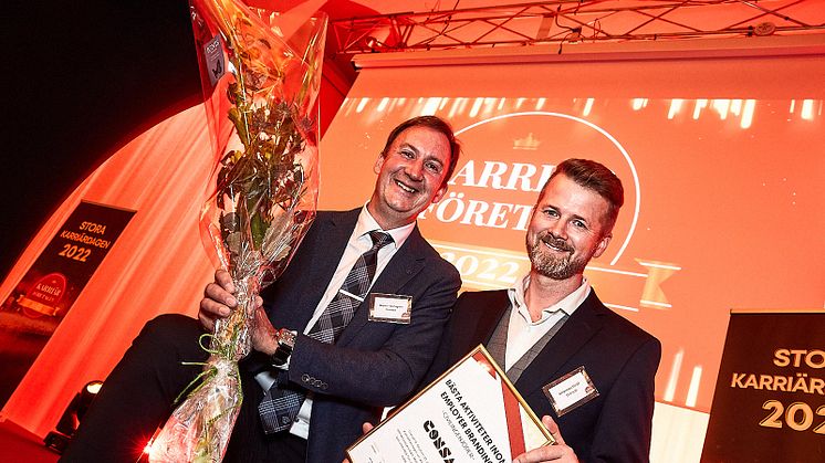 Consat vinner pris för Årets Bästa Aktiviteter inom Employer Branding