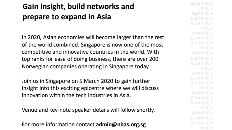 SNIC 2020: Innovation in Asia starts with Singapore