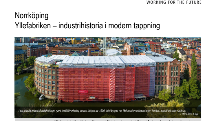 Kundcase: Yllefabriken - industrihistoria i modern tappning 