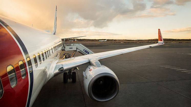 Norwegian Boeing 737-800 aircraft