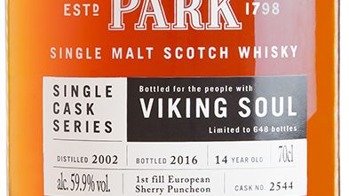 Highland Park Single Cask Bottled for the people with Viking Soul. Artikelnummer: 20229. Lansering: 2 mars 2017.