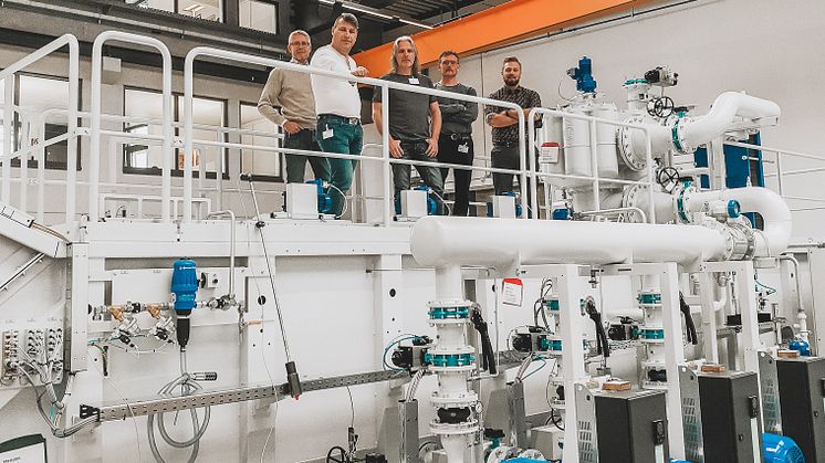 FAT-test av central skärvätskereningsanläggning hos Knoll Maschinenbau GmbH.