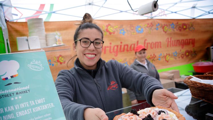 Langos på internationella matmarknaden 