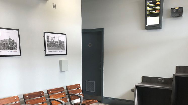 The new waiting room at Ely station. Credit: Greater Anglia