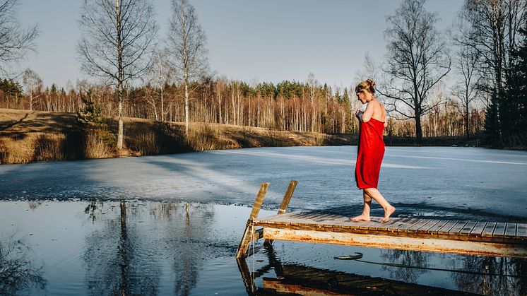 Varje år i februari arrangeras Estlands bastumaraton för att hylla den cirka tvåtusen år gamla bastukulturen i landet. Foto: Ekvilibrist. 
