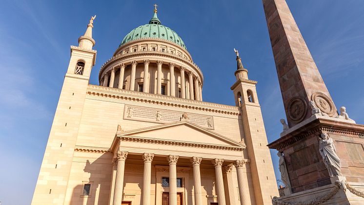 In der Nikolaikirche in Potsdam wird auch in diesem Jahr wieder „Jedermann“ von Hugo von Hofmannsthal aufgeführt. Foto: TMB-Fotoarchiv/Steffen Lehmann. 