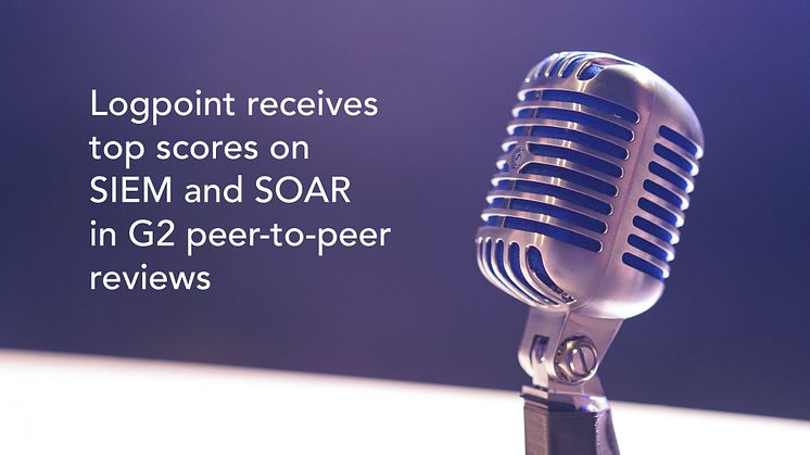 Logpoint får toppbetyg för SIEM och SOAR i G2-recensioner