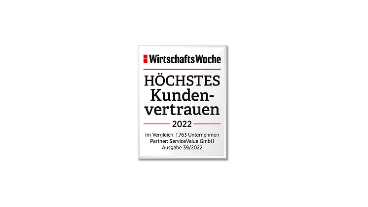 Höchstes Vertrauen für 120 Branchengewinner