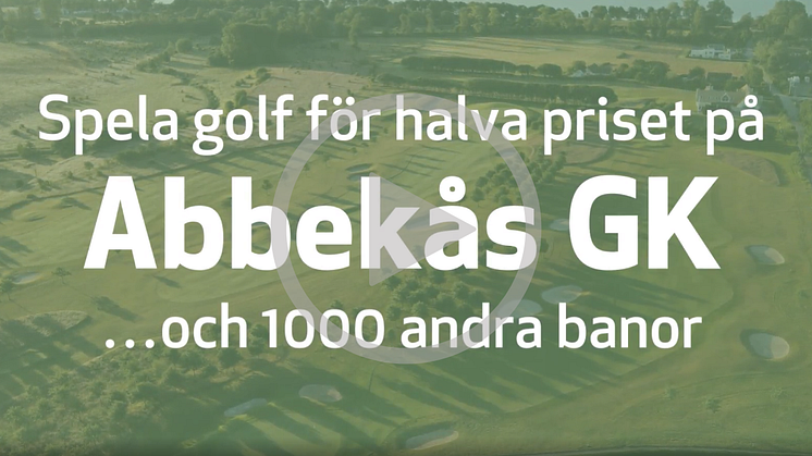Golfhäftet ger sina nära 1100 medverkande klubbar en egen reklamfilm