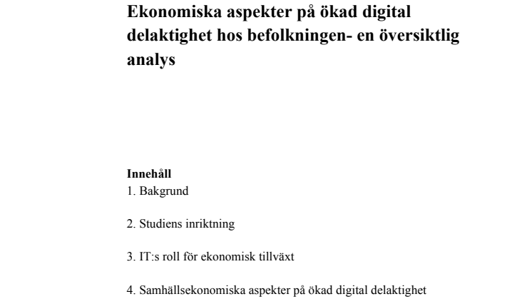 Ny rapport från Åke Dahlberg visar: insatser för digital delaktighet är lönsamma