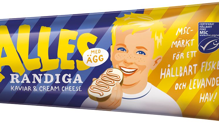 Kalles Randiga Kaviar & Cream Cheese