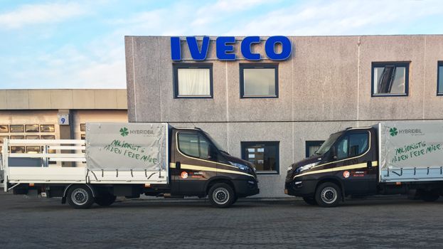 Støjsvage hybridbiler fra IVECO henter storskrald i hjertet af Aarhus